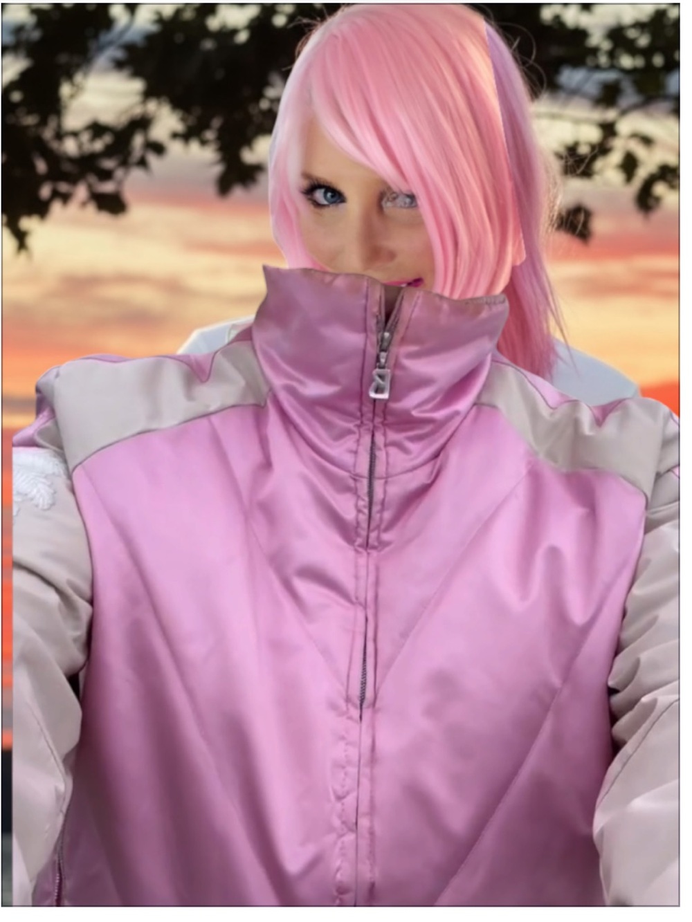 BOGNER SKI SNOW DOWN JACKET EMBROIDERED PINK M ⛷️❄️⛷️